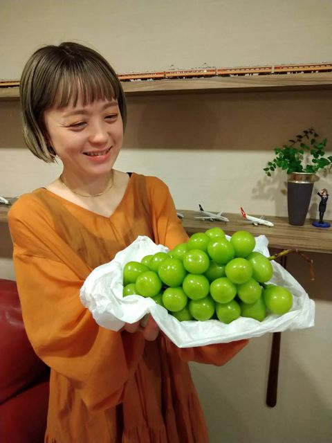 シャインマスカットとっっても美味しかったです！